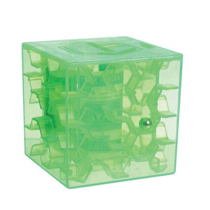 Головоломка 'Лабиринт' с копилкой, цвет зеленый