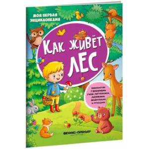 Как живет лес. Книжка с наклейками Как живет лес. Книжка с наклейками
