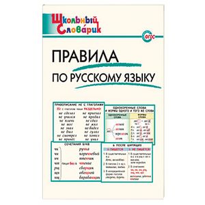 Правила по русскому языку. Начальная школа Правила по русскому языку. Начальная школа