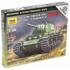 Советский танк КВ-1 с пушкой Ф32