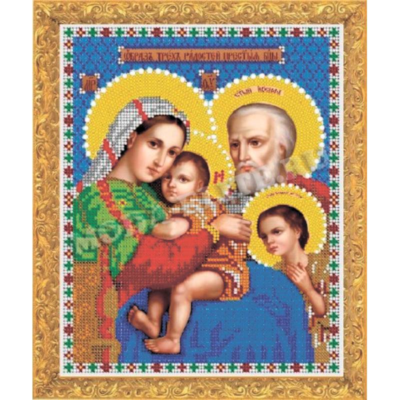 «Светлица» набор для вышивания бисером 8434 «Образ трех радостей Прсв. Богородицы» бисер Чехия 19x24 см