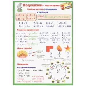 Математика. 3 класс. Подсказки