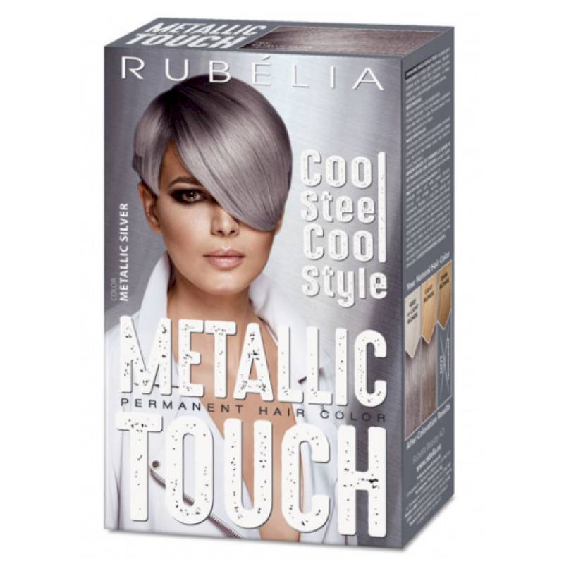 Краска для волос 'Серебристый металлик', 100 мл