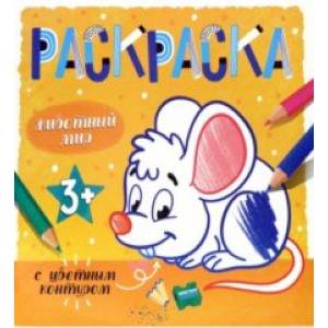 Раскраска с цветным контуром ЖИВОТНЫЙ МИР (53661) Раскраска с цветным контуром ЖИВОТНЫЙ МИР (53661)