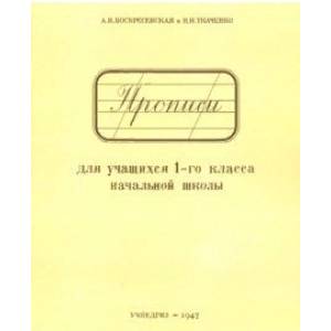 Прописи для учащихся 1 класса начальной школы