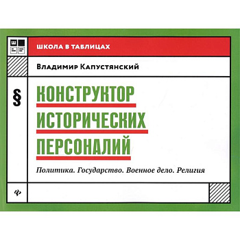 Конструктор исторических персоналий. Политика. Государство. Военное дело. Религия Конструктор исторических персоналий. Политика. Государство. Военное дело. Религия