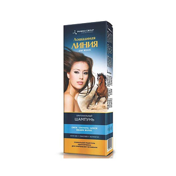 Horse Line Шампунь для укрепления волос, объема и блеска, 200 мл