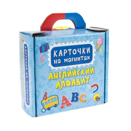 Игры на любой вкус, книга Карточки на магнитах. Английский алфавит купить по скидке