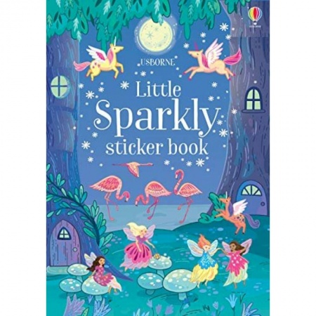 Чтение на английском языке, книга Little Sparkly Sticker Book купить по скидке