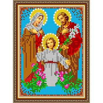 Набор для вышивания бисером 8351М «Святая Семья»